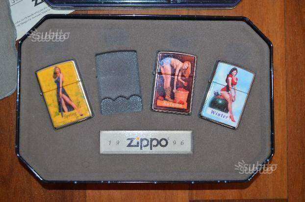 Zippo collezione Pin Up girls 1996, 3 pz