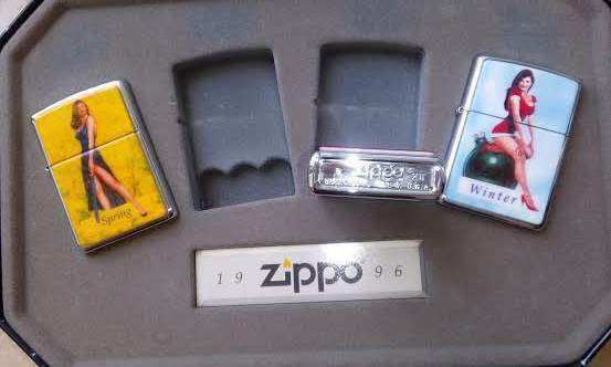 Zippo collezione Pin Up girls 1996, 3 pz