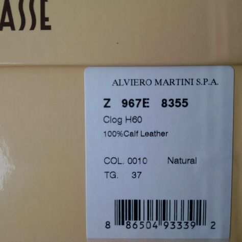 ZOCCOLI ORIGINALI ALVIERO MARTINI