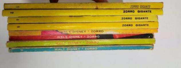 Zorro 1234 (Disney) 1246 (Gigante) - Lotto - 8 Comic - 19741975