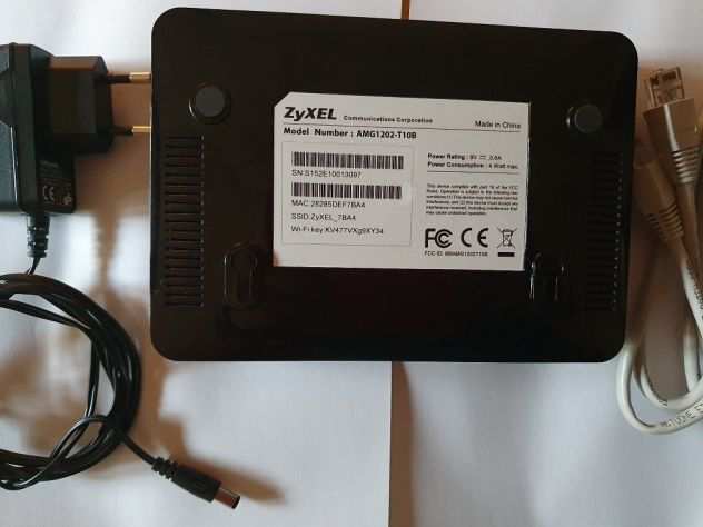 ZyXEL AMG1202-T10B-EU03V1F, Wireless Router, ADSL, Wi-Fi, N 150 Mbps, Switch 4 P